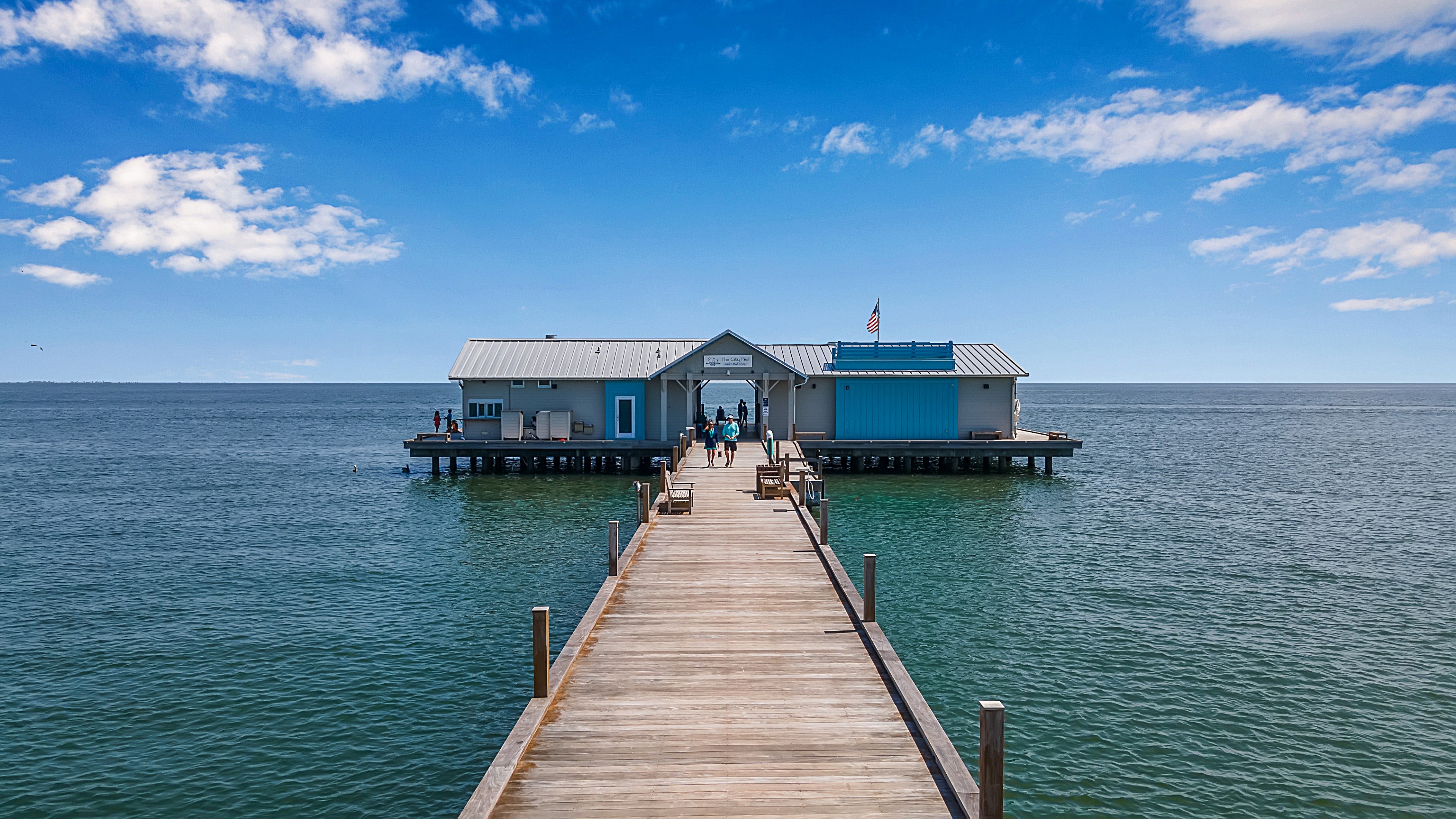 Anna Maria Island City Pier on Florida's Gulf Coast near Bradenton