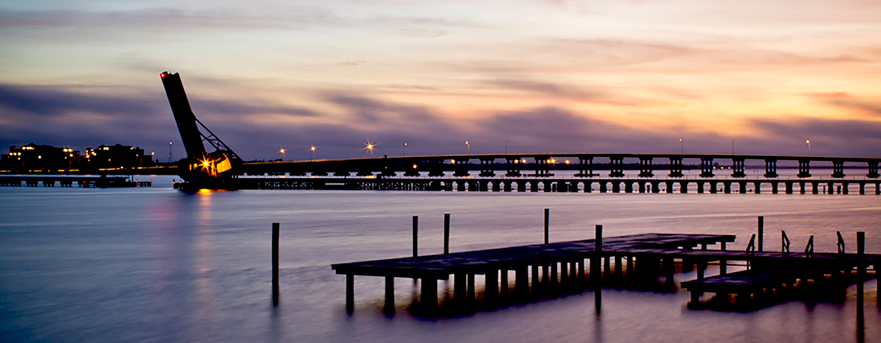 Downtown Bradenton and the bridge over the Manatee River