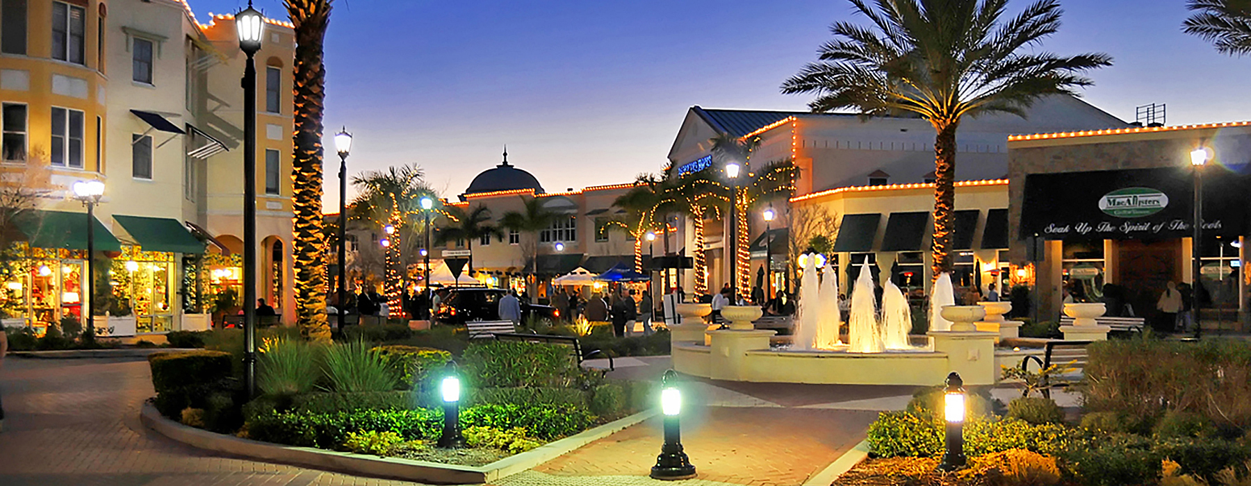 Main Street in Lakewood Ranch near Bradenton, Florida